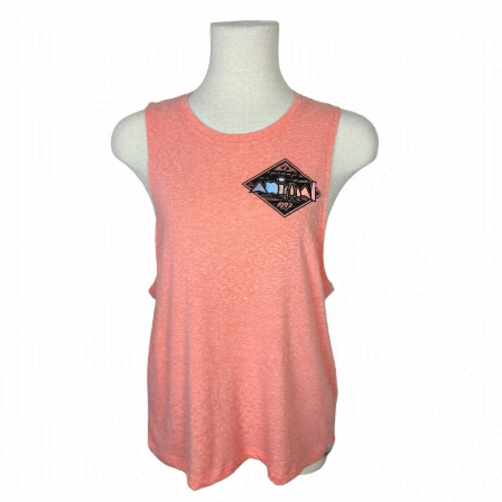 ANIMAL UK 30th Anniversary Collection Women's Peach Surf Tank Top Size 8 UK